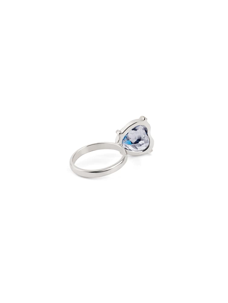 One Heart Zircone Ring - Silver