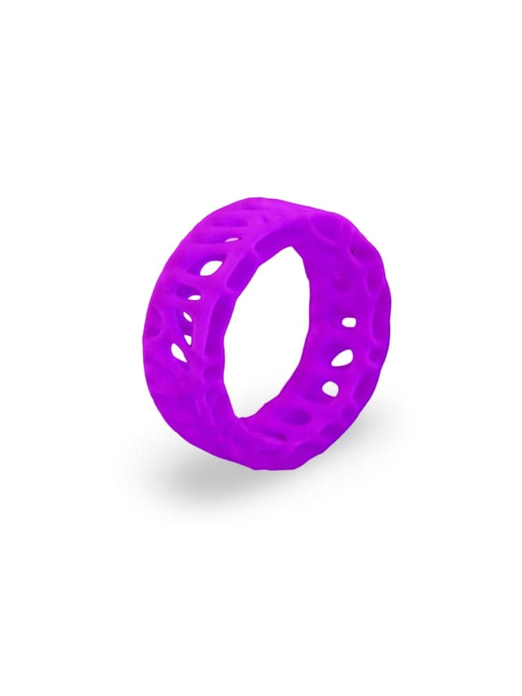 Cellular Structure Statement Ring - Violet